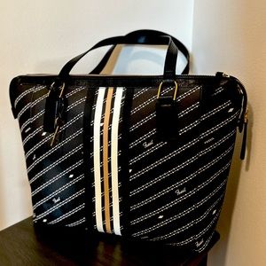 Large Black Fossil Purse